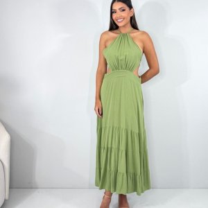 Vestido Estefane - Folhagem - Image 2