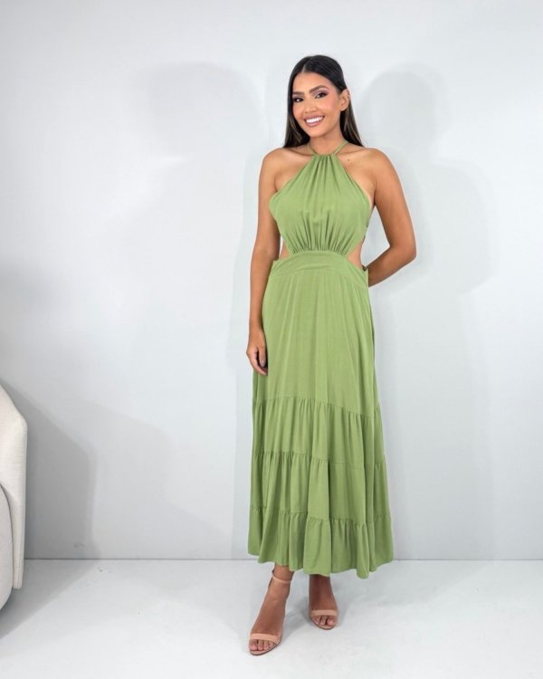 Vestido Estefane - Folhagem - Imagem 2