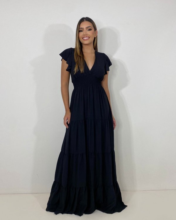 Vestido Laís Longo - Preto