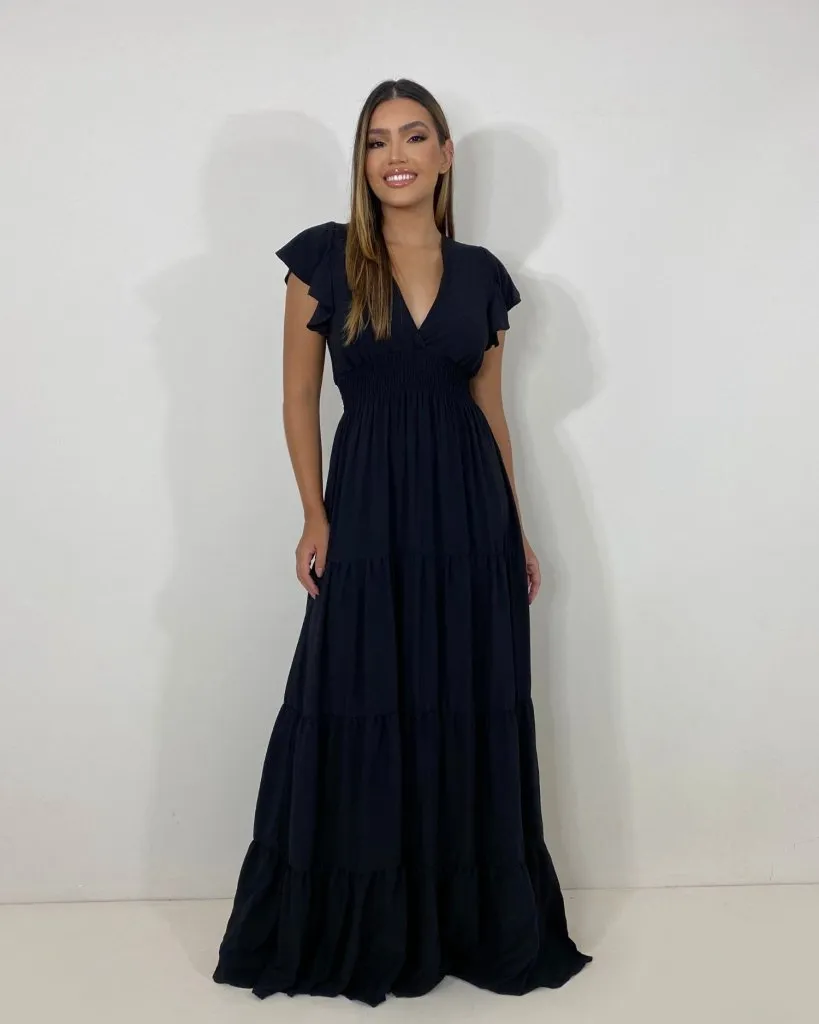 Vestido Laís Longo - Preto