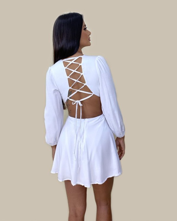 Vestido Leona - Branco - Imagem 2