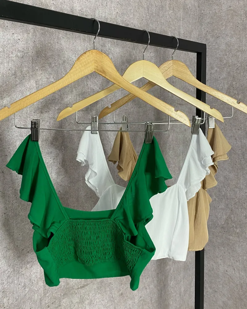 Cropped Samira - Verde Bandeira