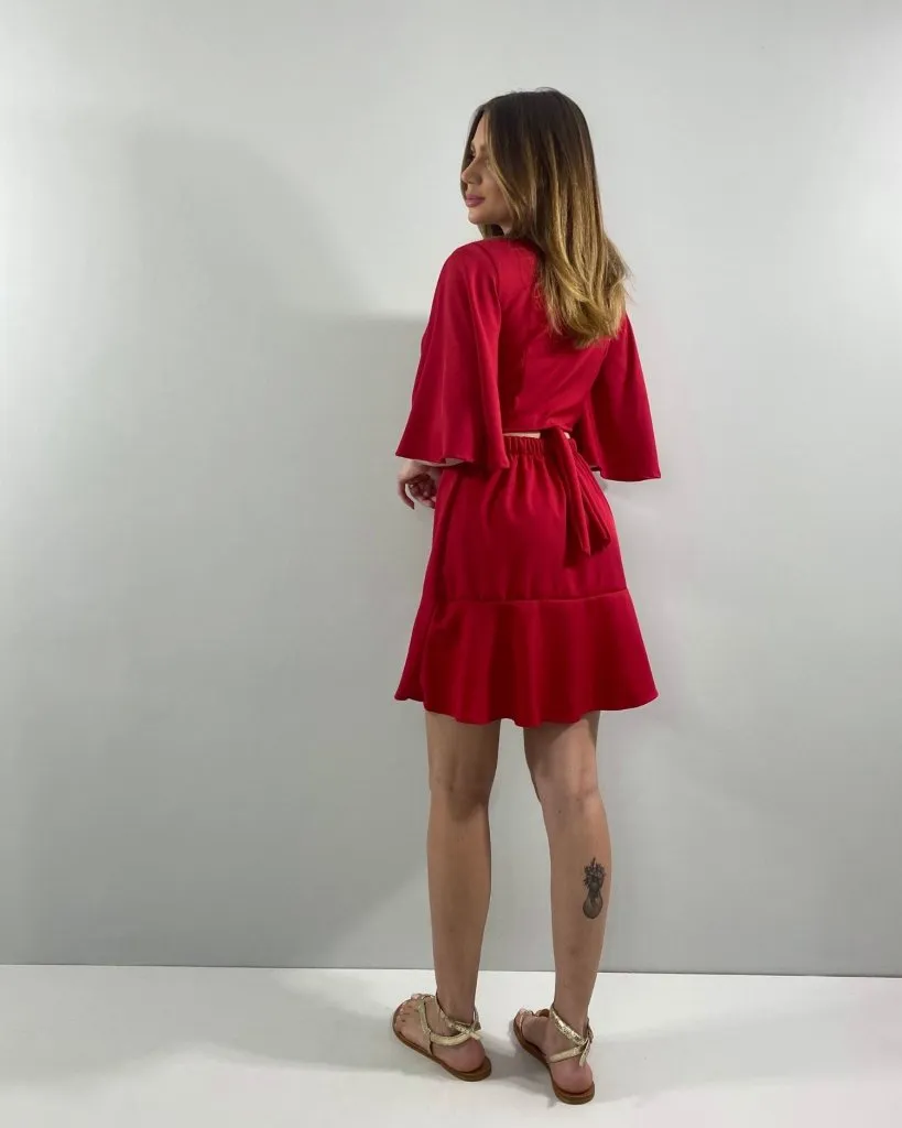 Conjunto Liz - Vermelho