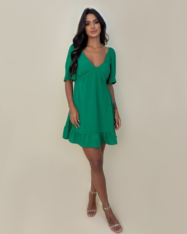 Vestido Melissa - Verde Bandeira - Imagem 3