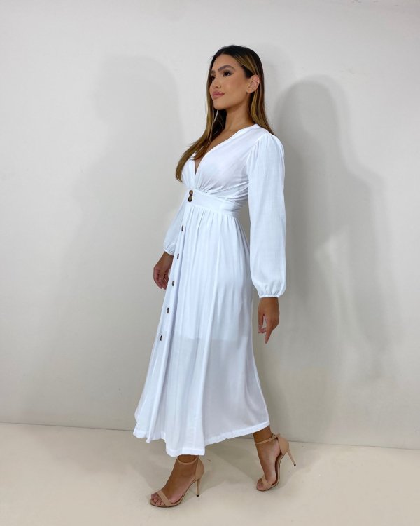 Vestido Clara - Branco - Imagem 3