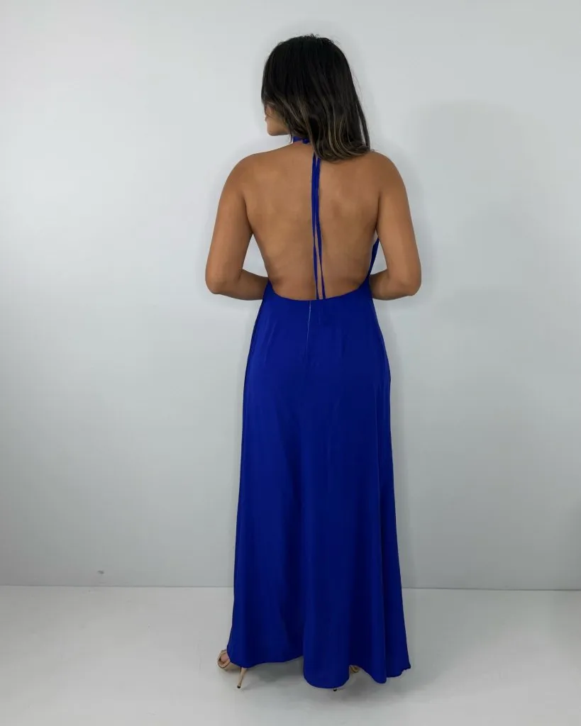 Vestido Victória - Azul Royal