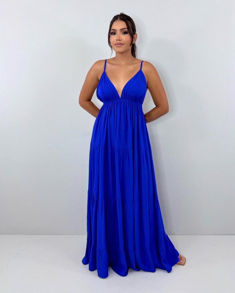 Vestido Sophia - Azul Royal