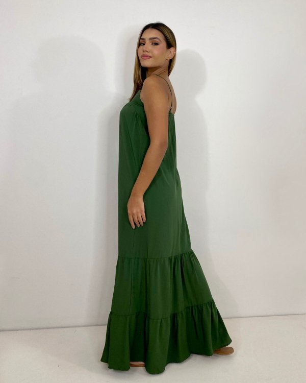 Vestido Márcia - Verde Militar - Imagem 2