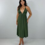 Vestido Heloína - Verde Militar