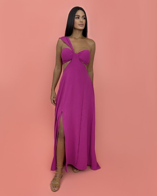 Vestido Antonela - Fúcsia - Imagem 4