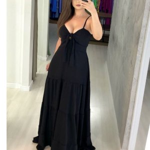 Vestido Camila - Preto - Image 1