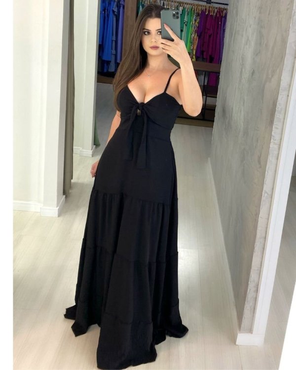 Vestido Camila - Preto