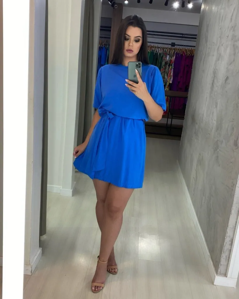 Vestido Elis - Azul, foto 2