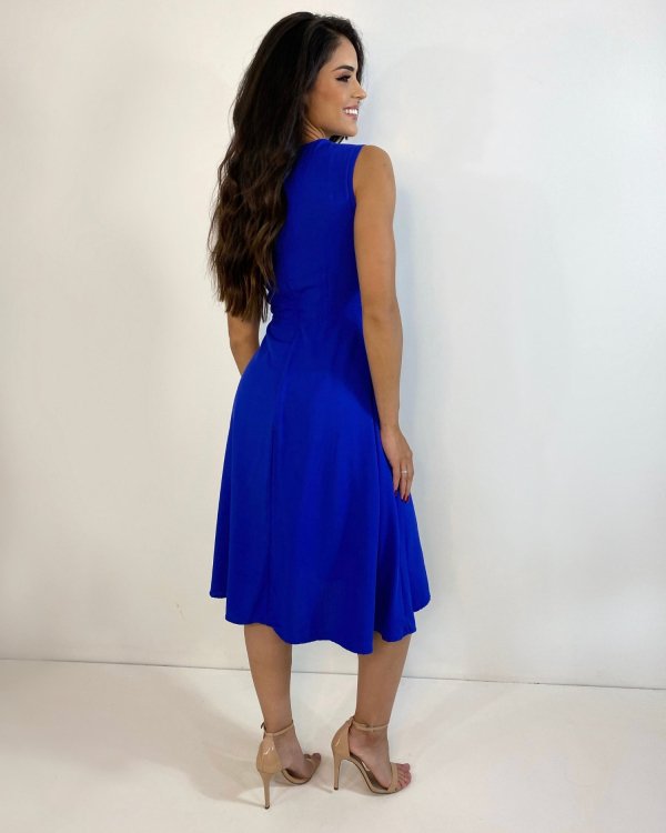 Vestido Fran - Azul Royal - Imagem 3