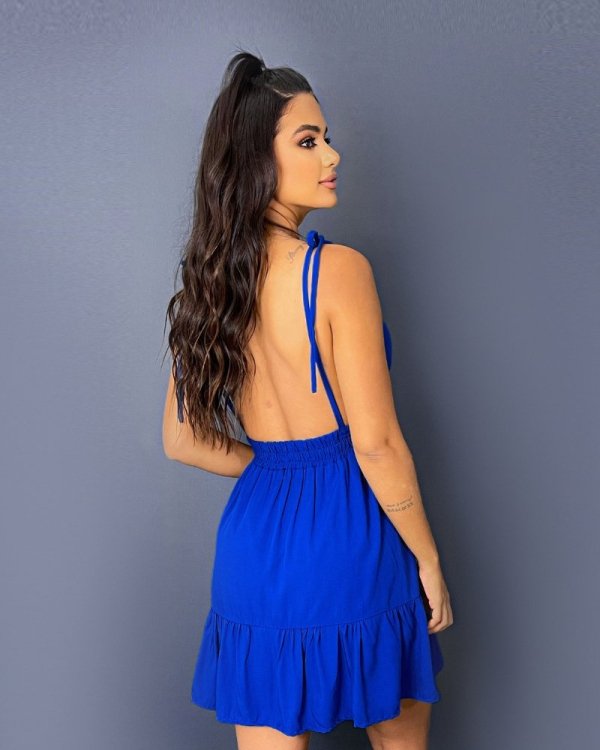 Vestido Valentina - Azul Royal - Imagem 2