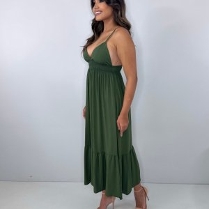 Vestido Beatriz - Verde Militar - Image 5