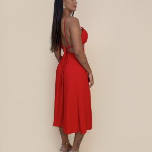 Vestido Kelly - Vermelho - Image 3