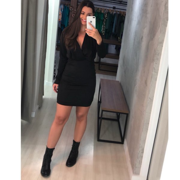 Vestido Karina - Preto - Imagem 3