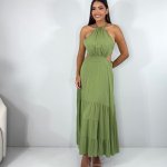 Vestido Estefane - Folhagem