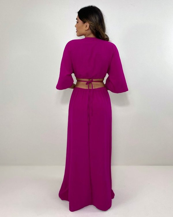 Vestido Cibele - Fúcsia - Imagem 3