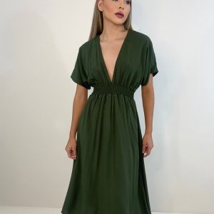 Vestido Marcela - Verde Militar - Image 4