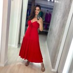 Vestido Camila Midi - Vermelho