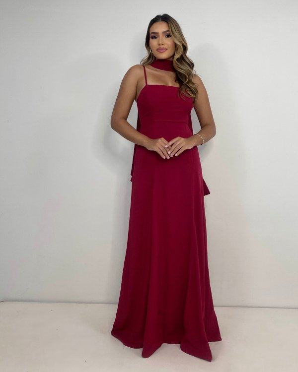 Vestido Lina - Marsala - Imagem 3
