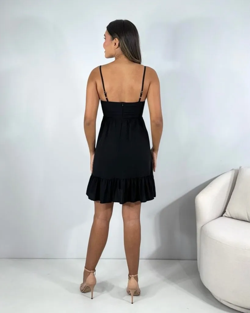 Vestido Glaucia - Preto