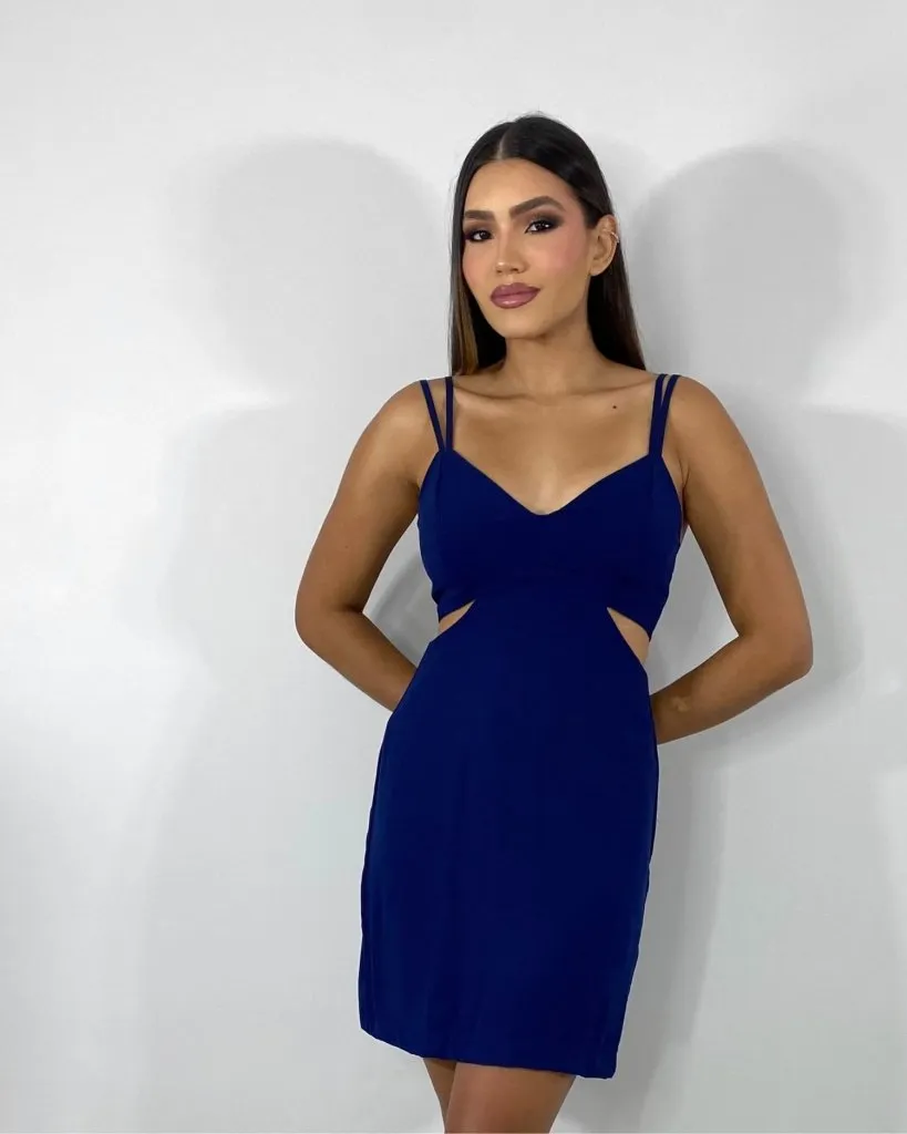 Vestido Leslie - Azul Marinho