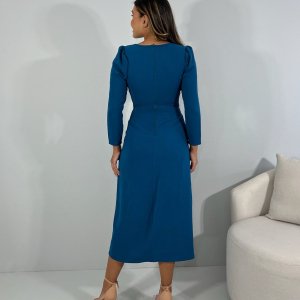 Vestido Monalisa - Azul Petróleo - Image 4