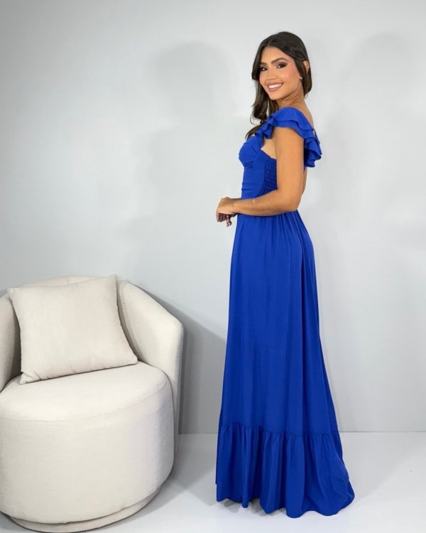 Vestido Isla - Azul Royal - Imagem 8
