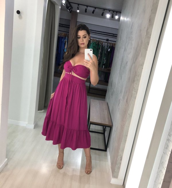 Conjunto Maria Eduarda - Fúcsia