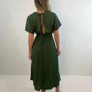 Vestido Marcela - Verde Militar - Image 3