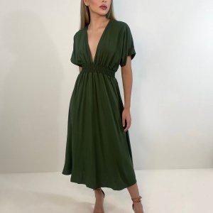 Vestido Marcela - Verde Militar - Image 1