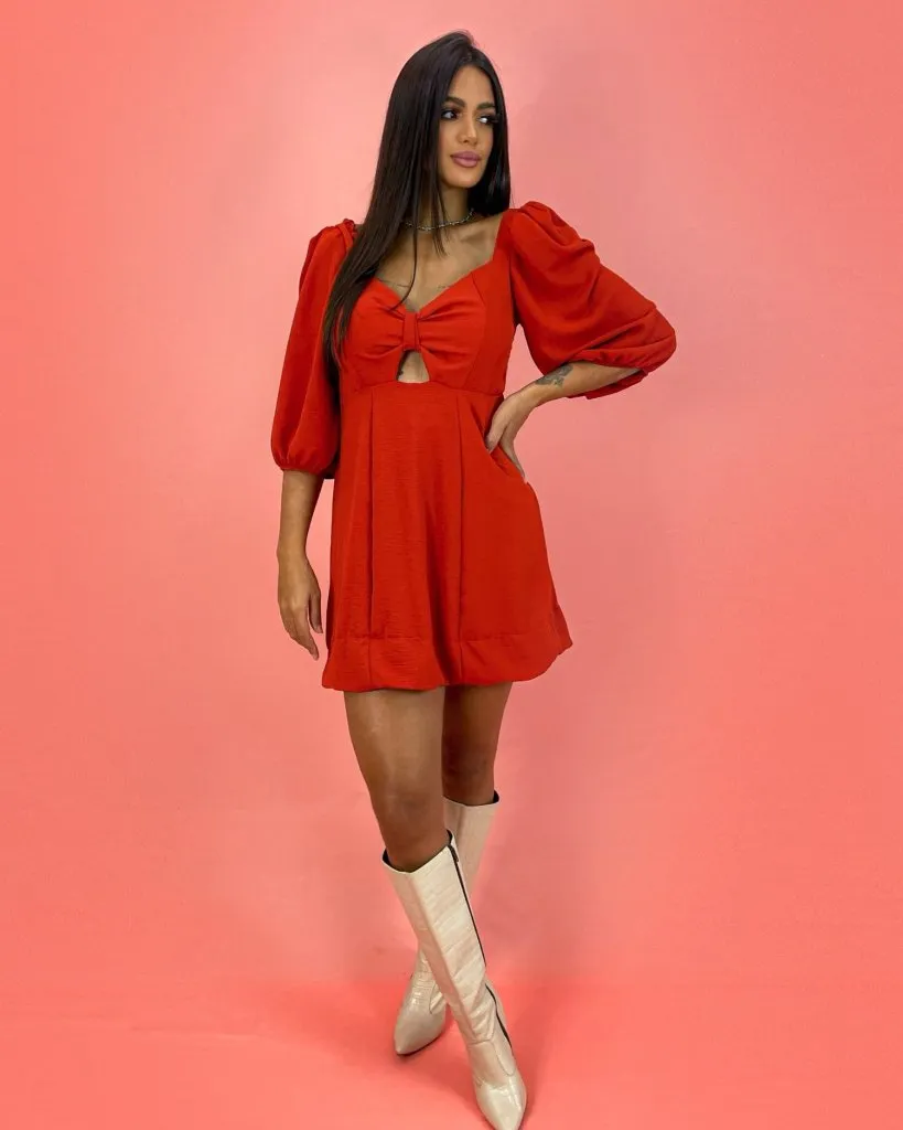 Vestido Giovanna - Terra