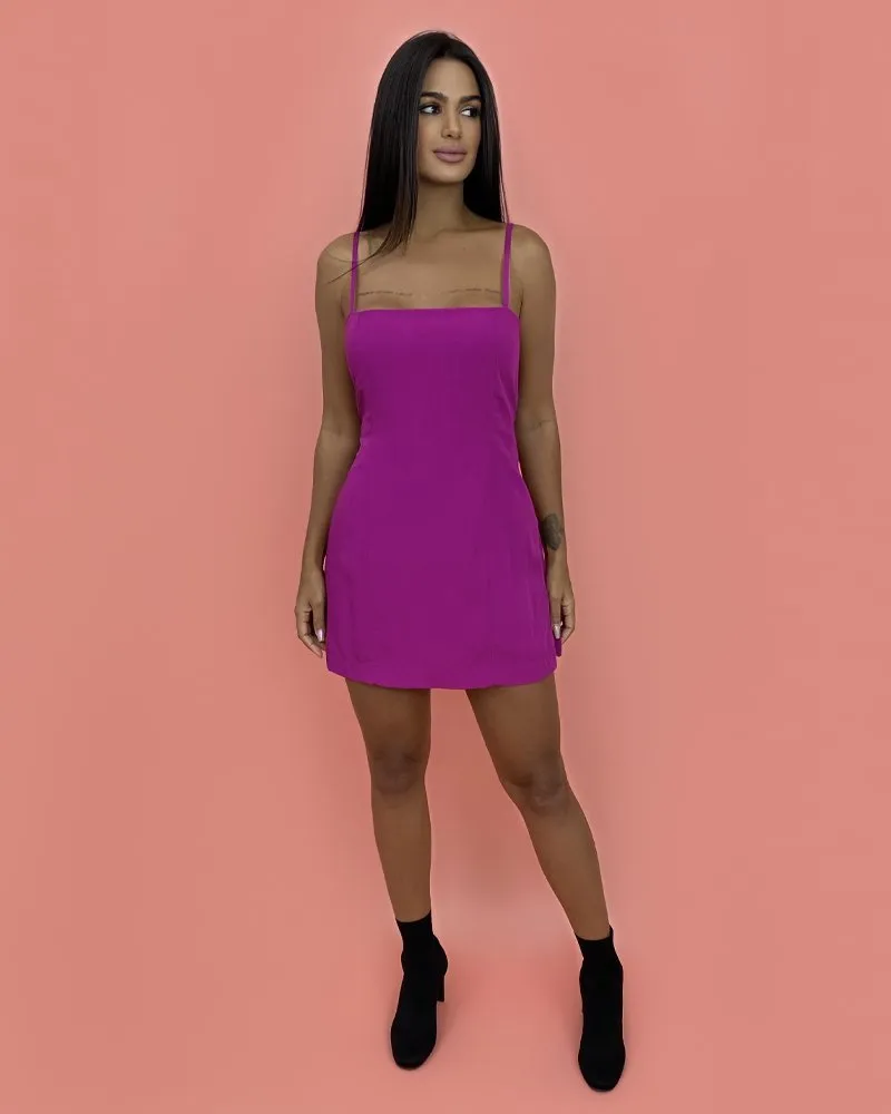 Vestido Estela - Fúcsia