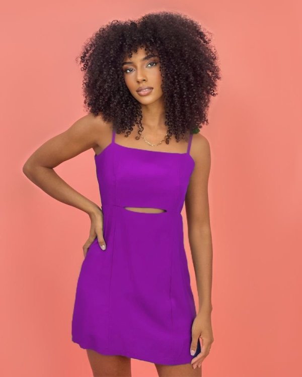 Vestido Naiane - Roxo