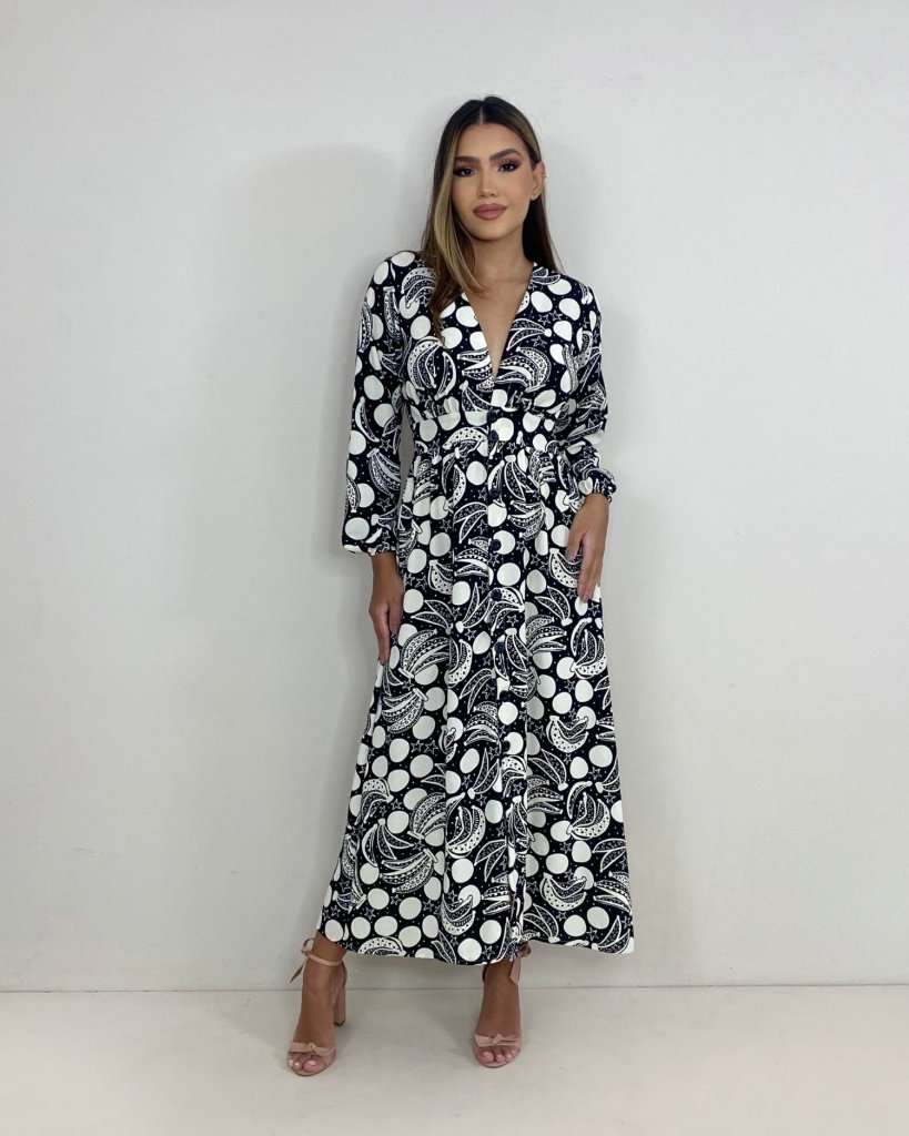 Vestido Clara - Estampa Banana