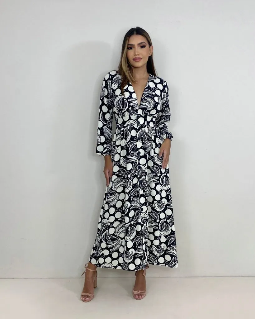 Vestido Clara - Estampa Banana