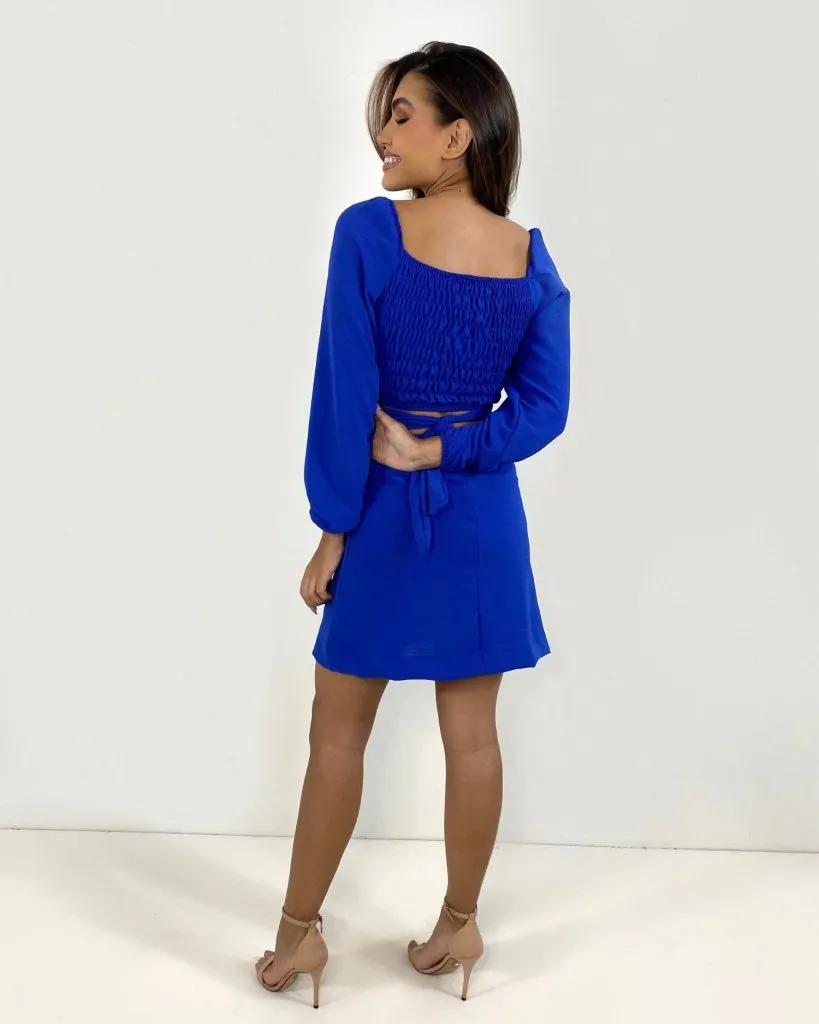 Vestido Multiformas - Azul Royal