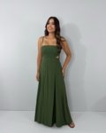 Vestido Babi – Verde Militar