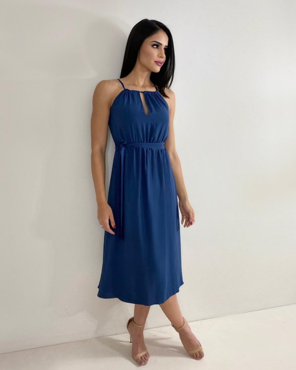 Vestido Isadora - Azul Marinho - Imagem 3