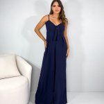 Macacão Carminha - Azul Marinho