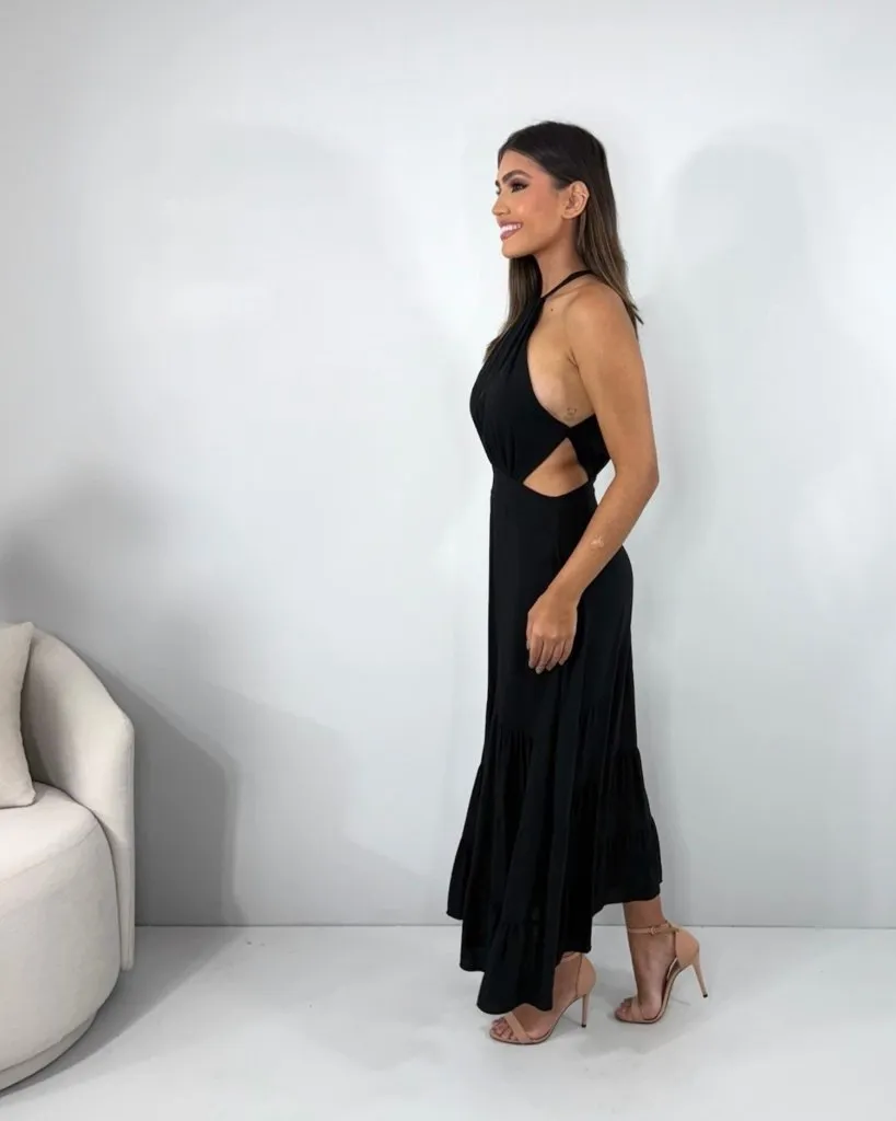 Vestido Estefane - Preto, foto 5
