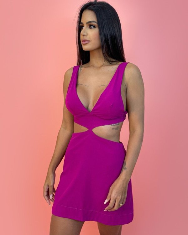 Vestido Natasha - Fúcsia