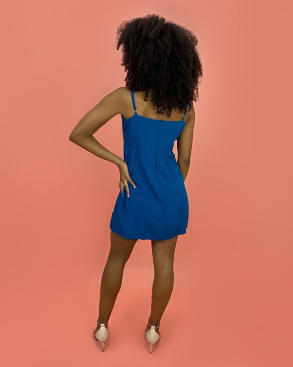 Vestido Naiane - Azul Petróleo - Imagem 2