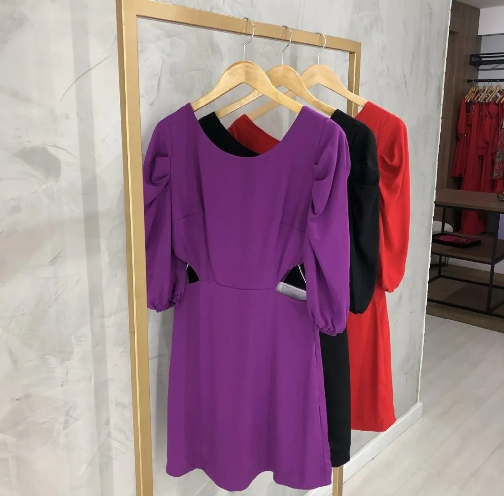 Vestido Thainá - Cores