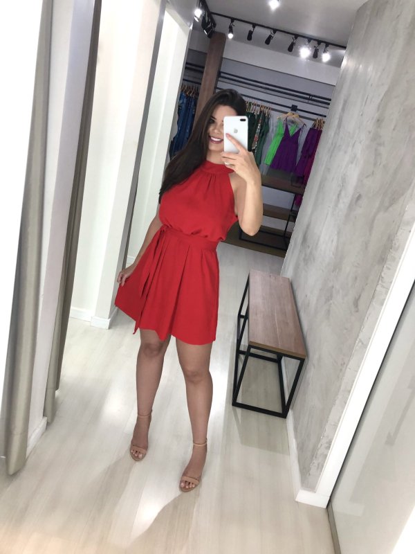 Vestido Daiane - Vermelho - Imagem 3