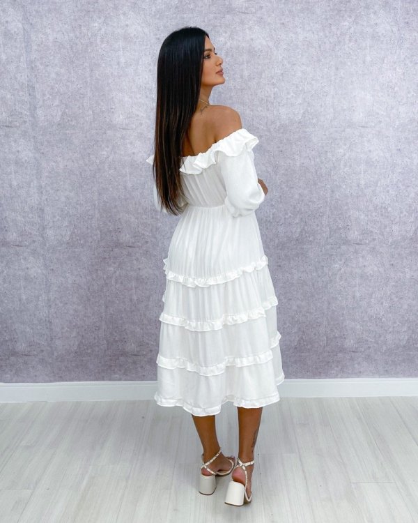 Vestido Angélica - Branco - Imagem 3