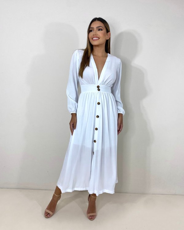 Vestido Clara - Branco - Imagem 2